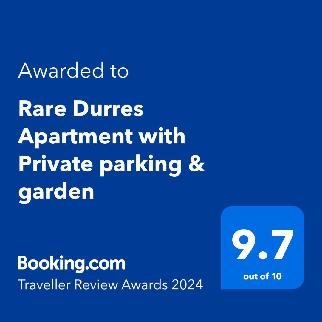 Rare Durres Apartment With Private Parking & Garden Durrës Exterior foto